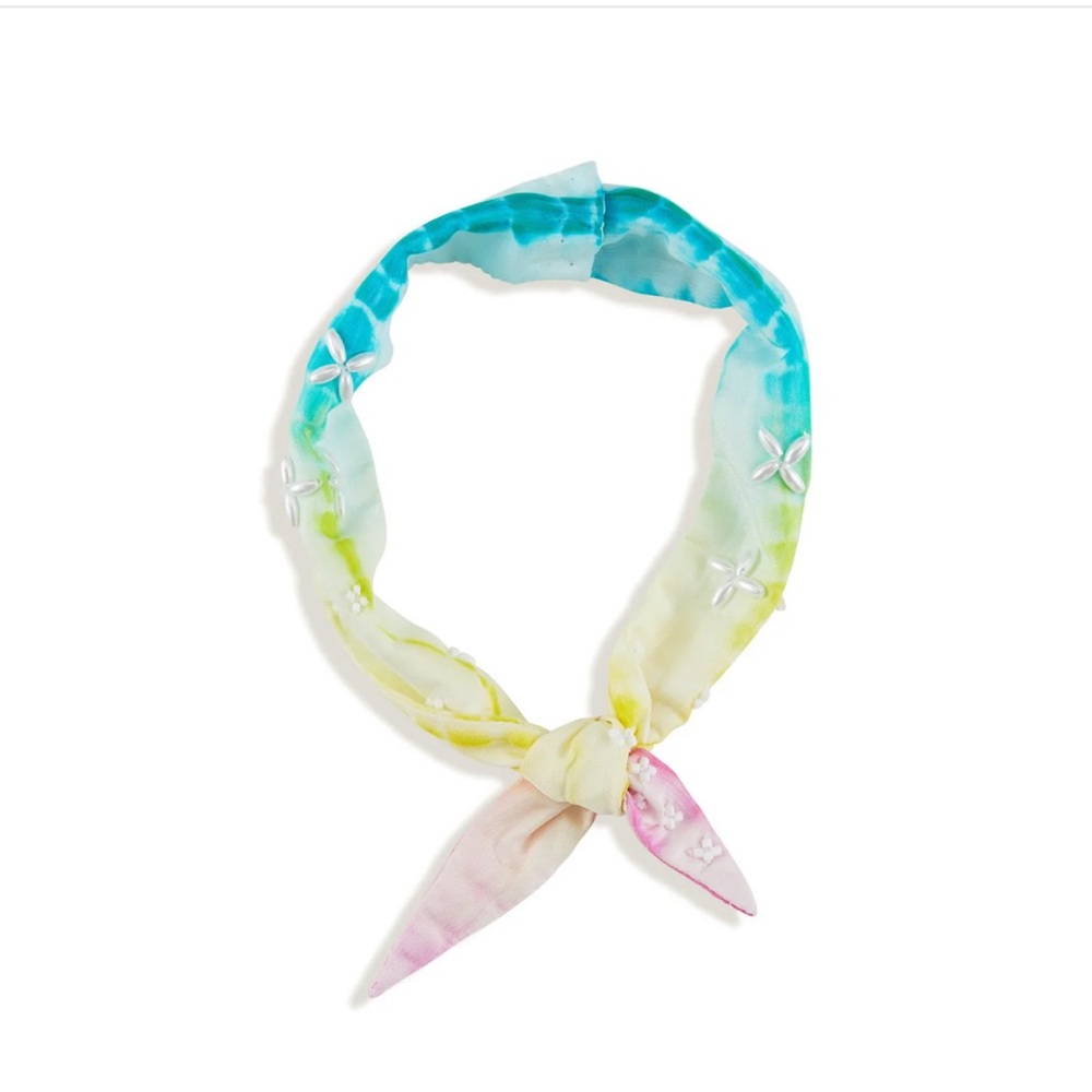 NWT mignonne gavigan mini Mateo tie dye scarf necklace for girls